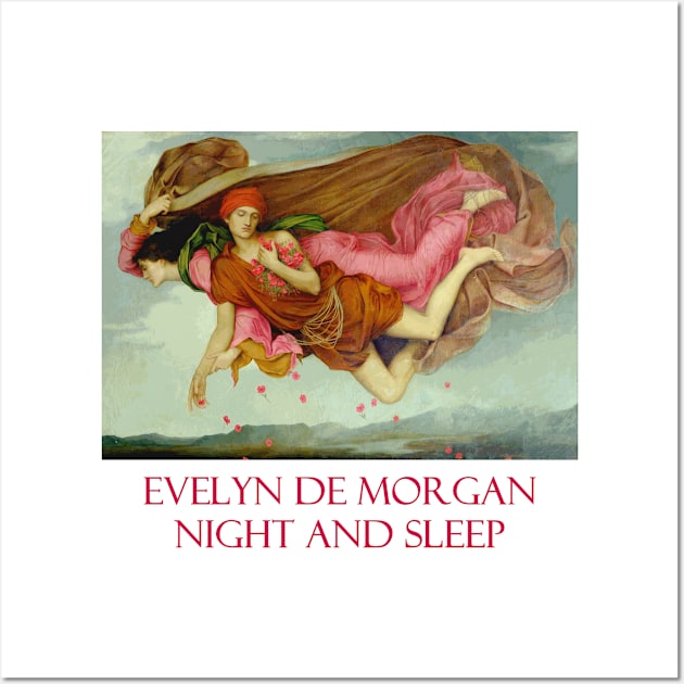 Night and Sleep by Evelyn de Morgan Wall Art by Naves